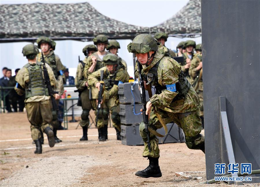（軍事）（5）中俄海上聯演舉行陸戰分隊軍事競賽