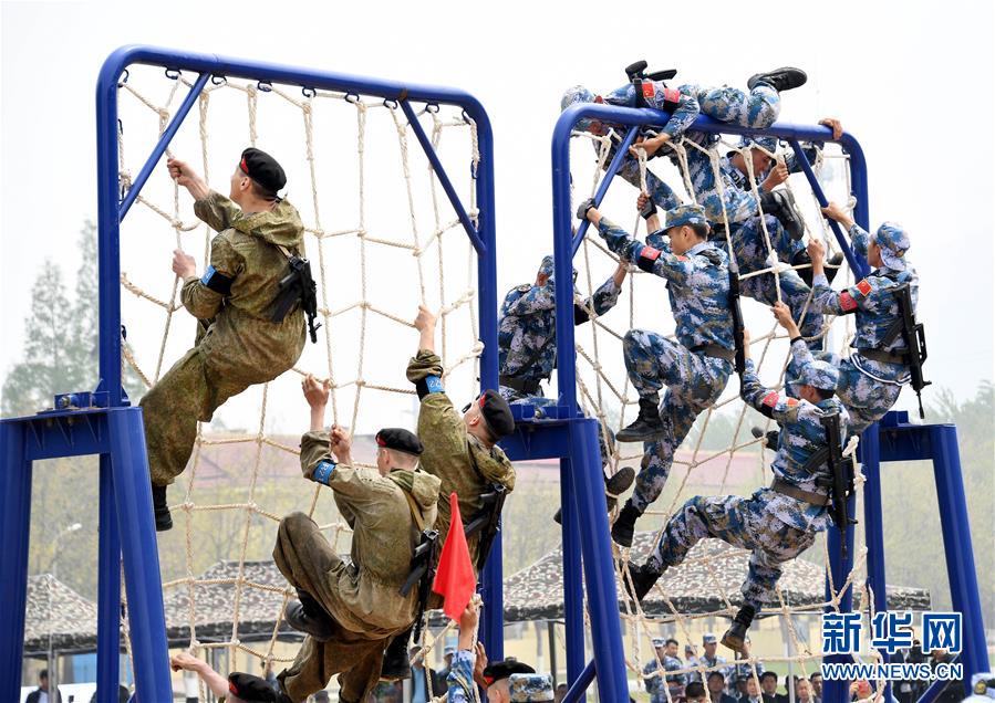（軍事）（7）中俄海上聯演舉行陸戰分隊軍事競賽