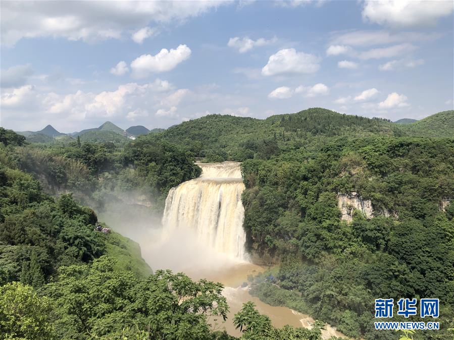 （環境）（2）貴州黃果樹大瀑布進入豐水期
