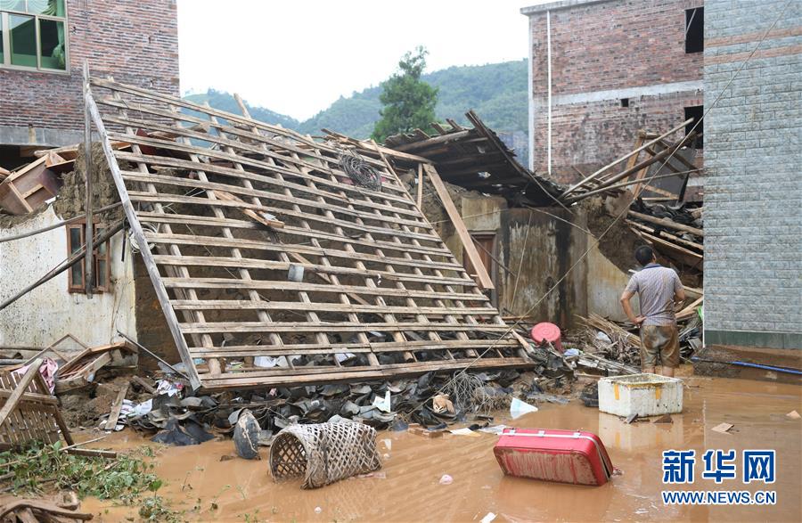 （圖文互動）（3）暴雨洪澇致廣東河源7人死亡 1人失聯(lián)