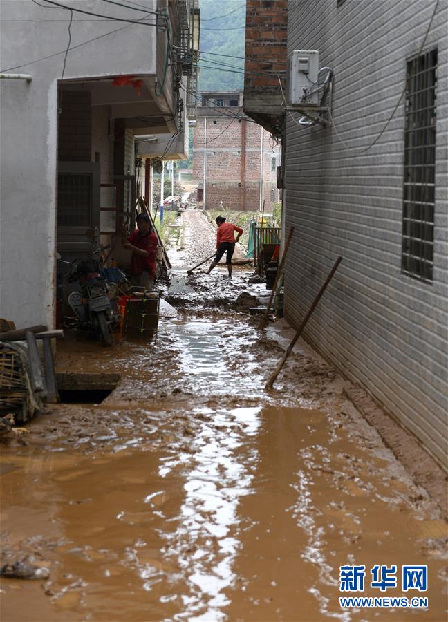 （圖文互動）（4）暴雨洪澇致廣東河源7人死亡 1人失聯