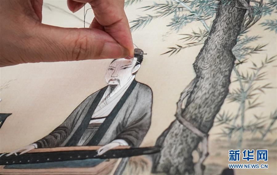 (圖片故事)(2)蘇繡傳人姚惠芬:妙手神針繡慧心