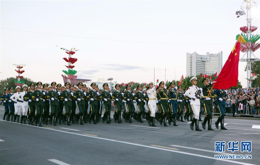 (國際)(3)白俄羅斯舉行慶祝獨立日閱兵式