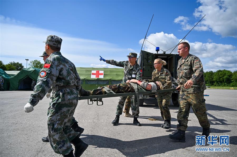（國際）（4）中德“聯合救援—2019”衛勤實兵聯演開始全要素全流程連貫演習