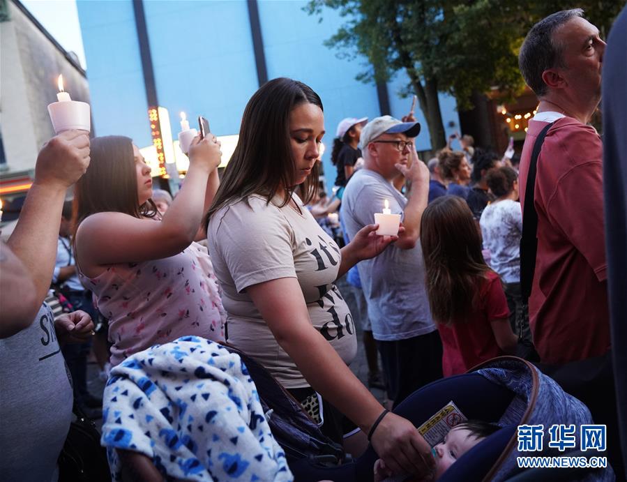 （國際）（1）美國代頓市悼念槍擊事件遇難者