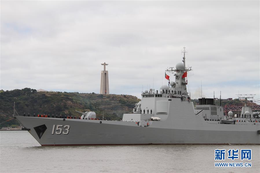 （國際）（2）中國海軍西安艦抵達里斯本港
