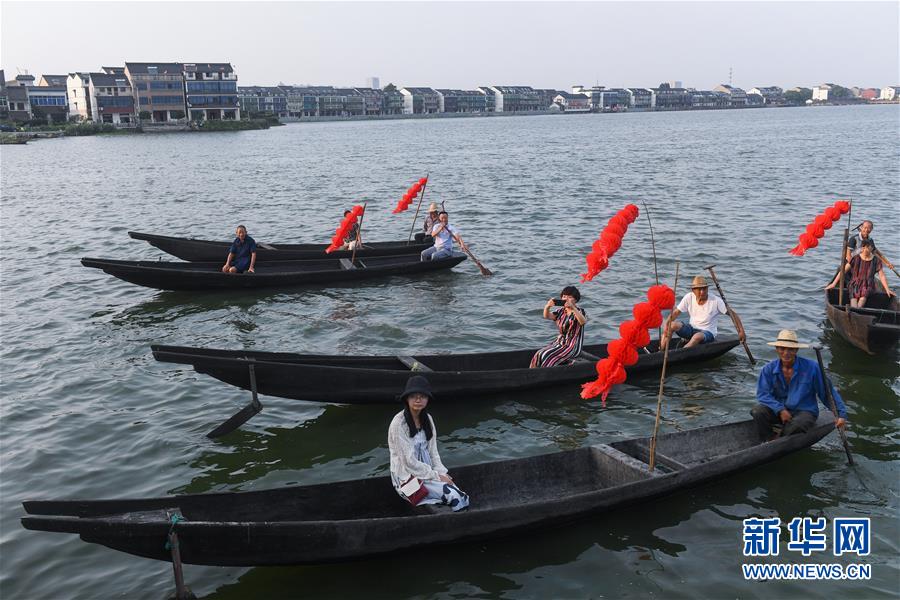 (美麗中國)(3)水上景觀棧道扮靚江南水鄉古鎮