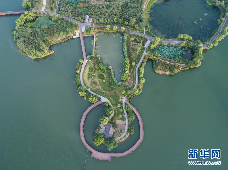 (美麗中國)(5)水上景觀棧道扮靚江南水鄉古鎮