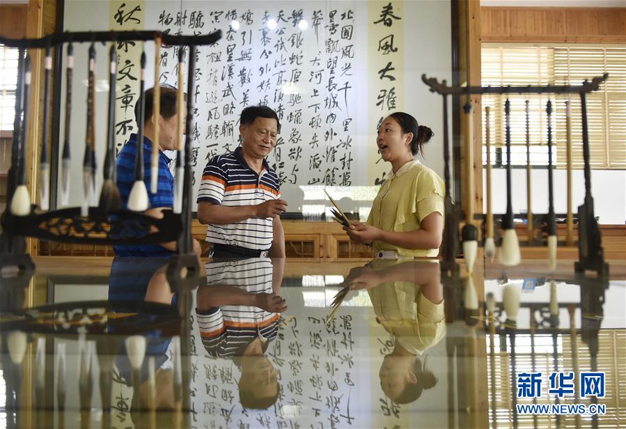 (社會(huì))(5)文港毛筆:一筆傳承千年久 四海遠(yuǎn)銷百貨興