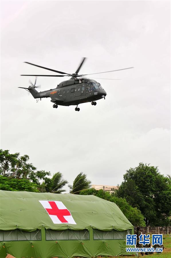 （國際·圖文互動）（2）陸軍國產新型加改裝救護直升機首次走出國門參加衛勤聯演