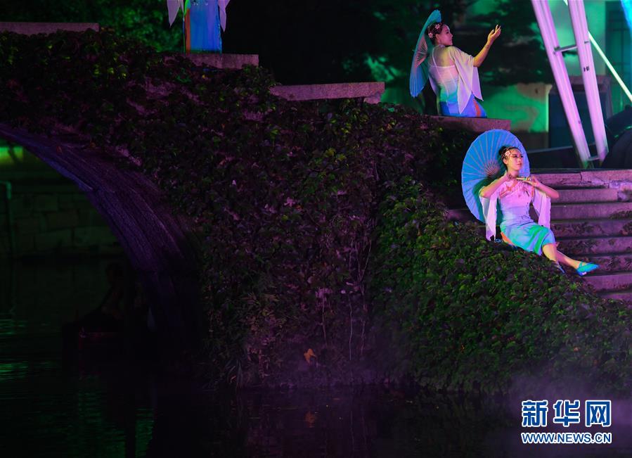 (文化)(9)江蘇昆山:水鄉實景演出受歡迎