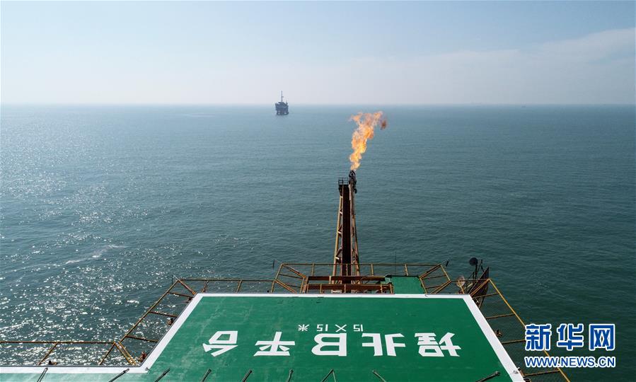 (社會)(3)探訪渤海灣埕北油田采油平臺