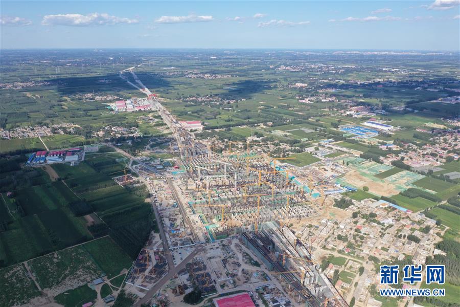 (經濟)(3)雄安新區重點項目建設穩步推進