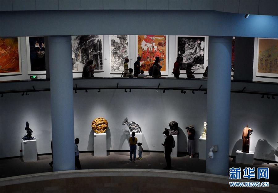 （XHDW）（1）2019今日絲綢之路國際美術邀請展開幕