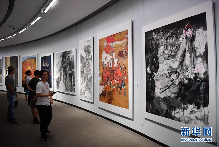 (XHDW)(2)2019今日絲綢之路國際美術邀請展開幕