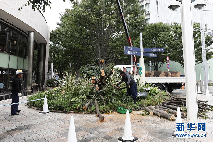 (國際)(5)強臺風“法茜”登陸日本