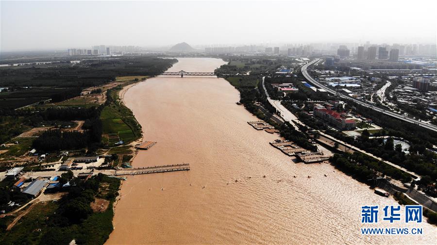 (環境)(1)黃河2019年第3號洪水逼近 濟南暫時拆除濼口浮橋