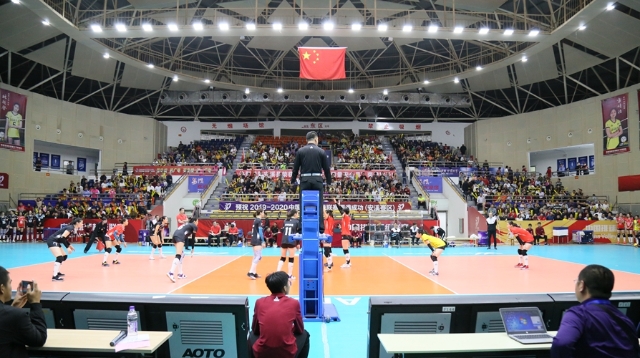 中國女排超級聯賽 福建安溪鐵觀音0:3負八一南昌