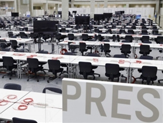 東京奧運會主新聞中心開放首日記