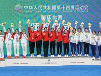 蹦床：山西女隊(duì)、江蘇男隊(duì)奪冠