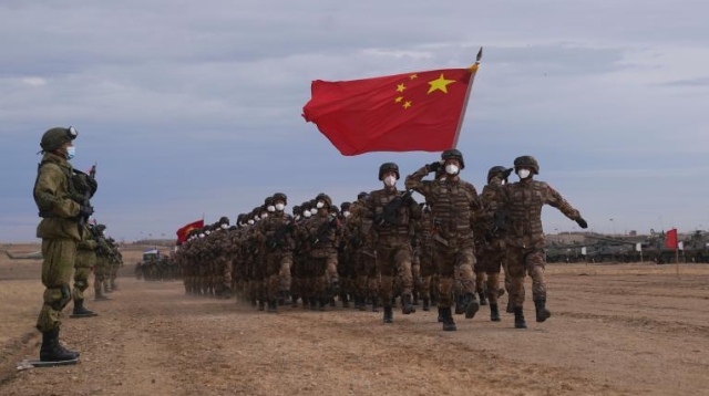 “和平使命-2021”聯(lián)合反恐軍演中方參演部隊回撤