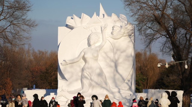 哈爾濱太陽島雪博會開園