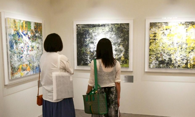 旅日畫家王傳峰在東京舉行畫展（高清組圖）