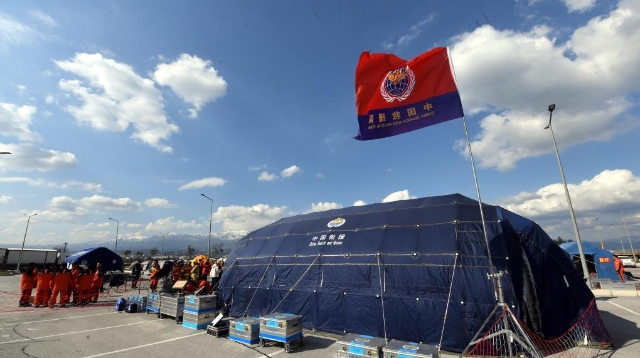 探訪中國救援隊營地（高清組圖）