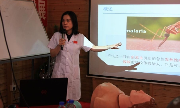 中國援津醫療隊舉辦防治瘧疾科普活動（高清組圖）