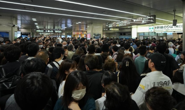臺風“瑪娃”與梅雨前鋒交匯 日本多地大雨（高清組圖）