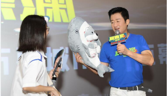 吳京亮相福州，與章魚肉搏戲靈感來自兩兒子