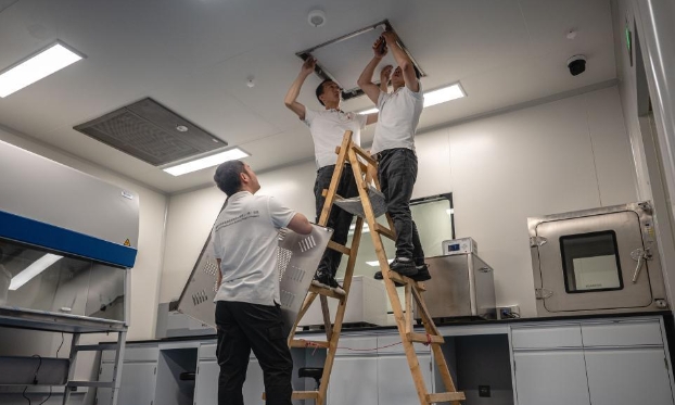 在非洲疾控中心工作的中國技術服務組（高清組圖）