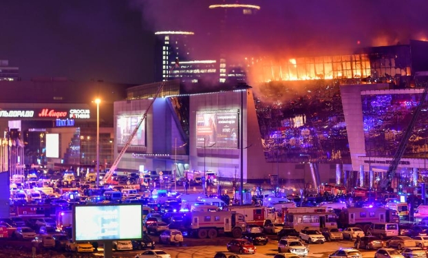 莫斯科近郊音樂(lè)廳槍擊事件已致40人死亡（高清組圖）