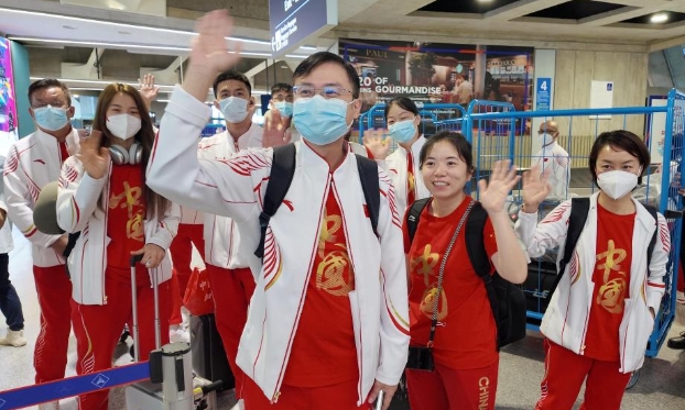 巴黎殘奧會(huì)中國體育代表團(tuán)抵達(dá)巴黎