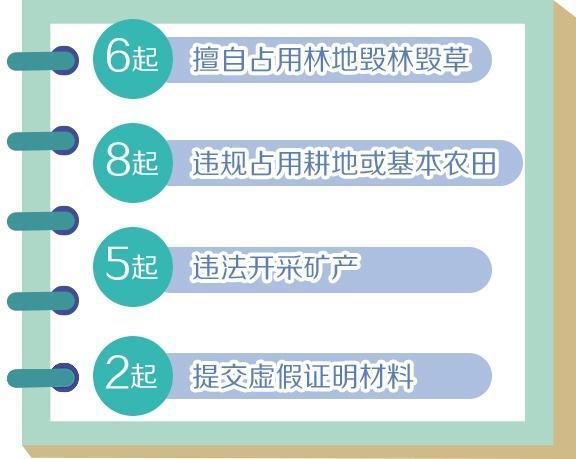破壞耕地，非法采礦，毀林毀草——兩部門通報違法違規典型問題