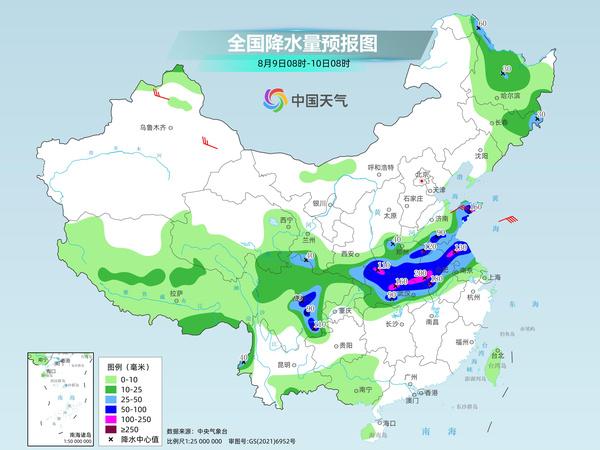 強降雨盤踞四川至江淮一帶 江南華南進入高溫