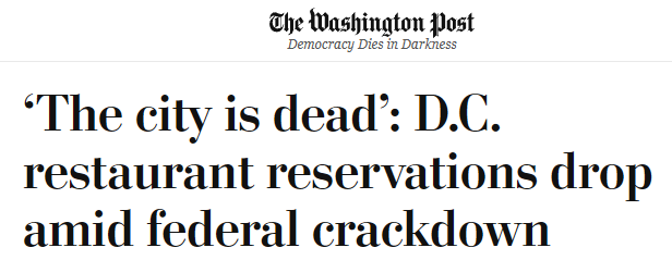 加關(guān)稅、抓移民、派士兵 美政府“三板斧”砍傷華盛頓餐飲業(yè)