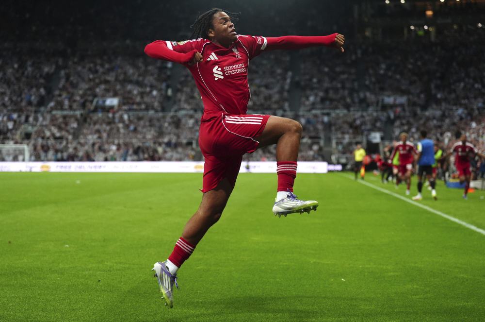 利物浦客場擊敗紐卡斯爾聯(lián) 不滿17歲小將獻“絕殺”