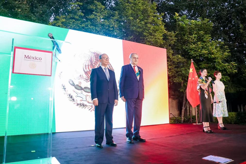 墨西哥獨立215周年慶典在墨西哥駐華大使館舉行