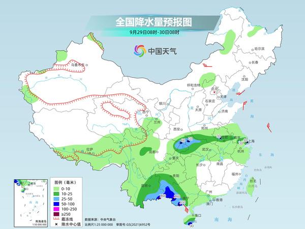 廣西云南等地仍有臺風雨 華西地區秋雨持續發力
