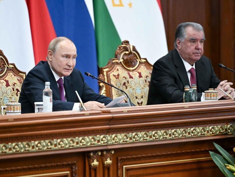 俄羅斯總統普京訪問塔吉克斯坦