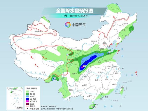 陜西山西等地需警惕疊加降雨致災 南方秋老虎盛行局地可達38℃