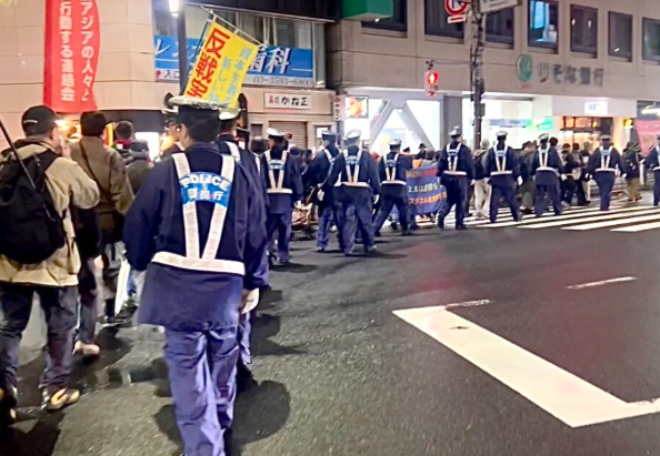 日本民眾連日抗議日美首腦會(huì)談