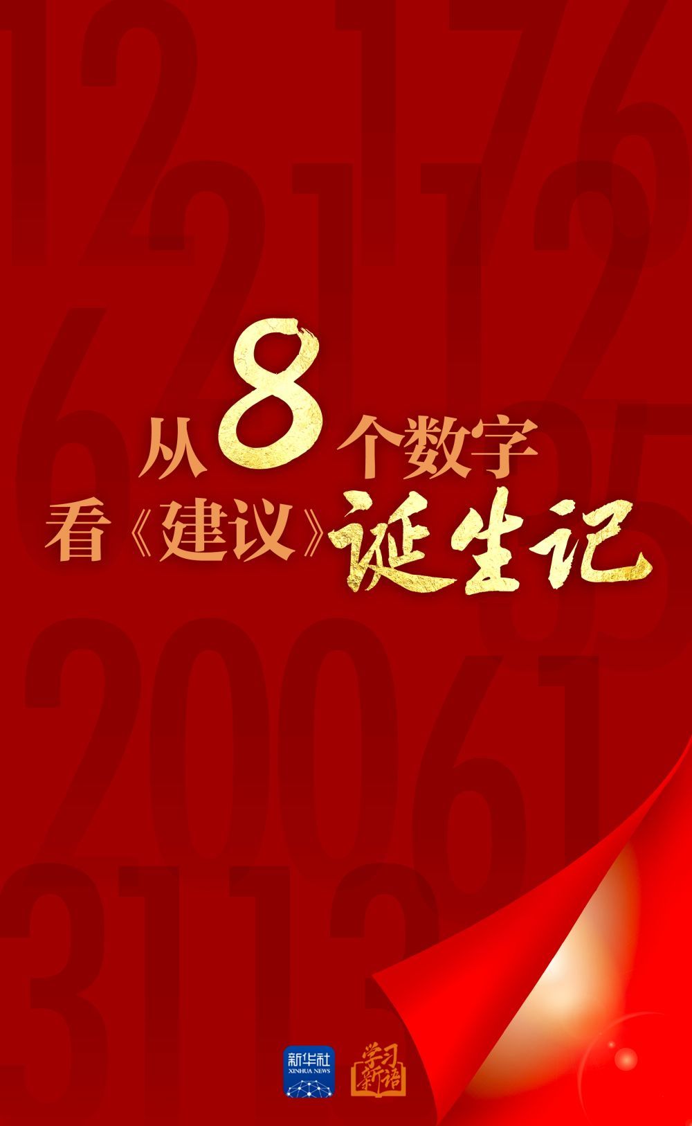 創意海報丨從8個數字看《建議》誕生記